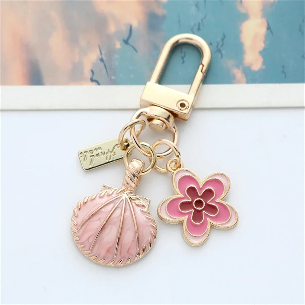 The Blossom Enamel Keyring