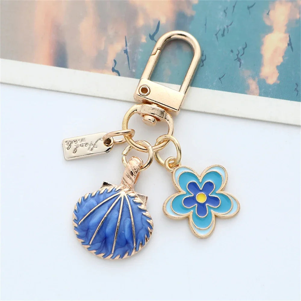 The Blossom Enamel Keyring