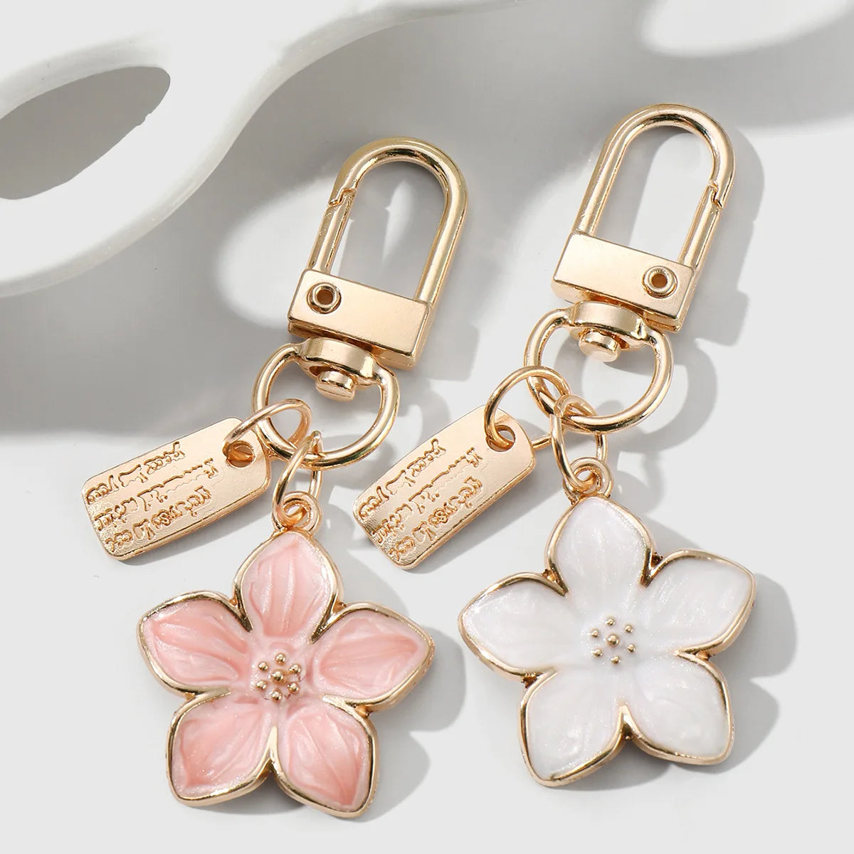 The Blossom Enamel Keyring