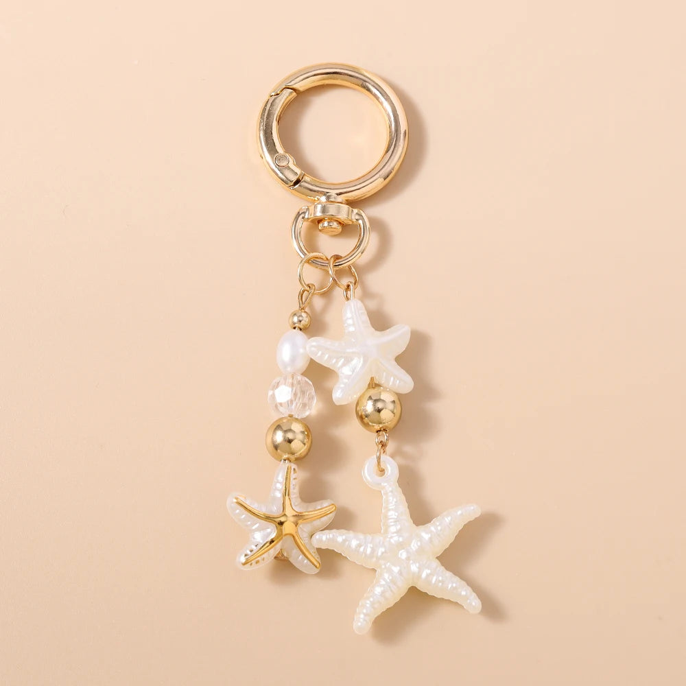 The Pearl Starfish Keyring