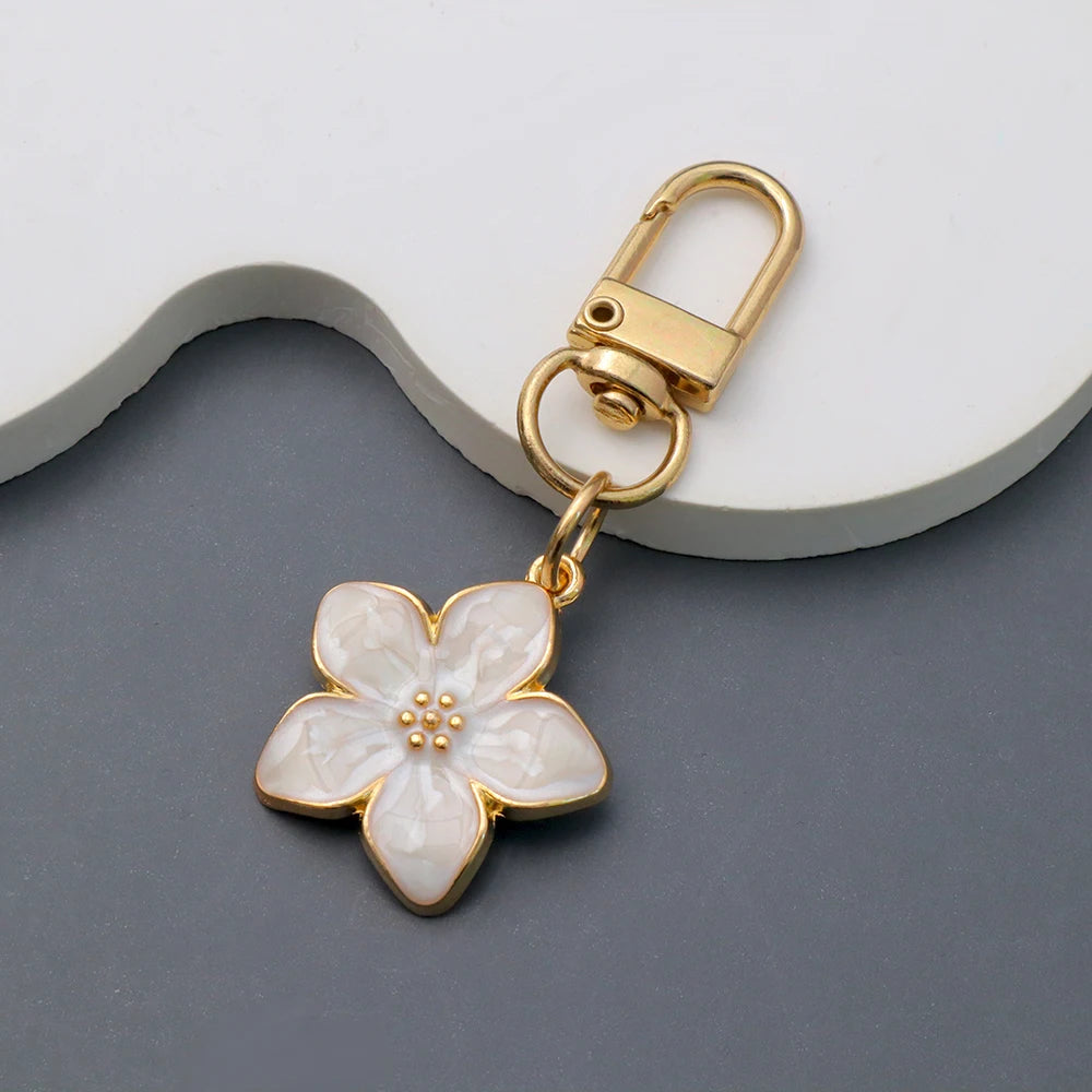 The Blossom Enamel Keyring