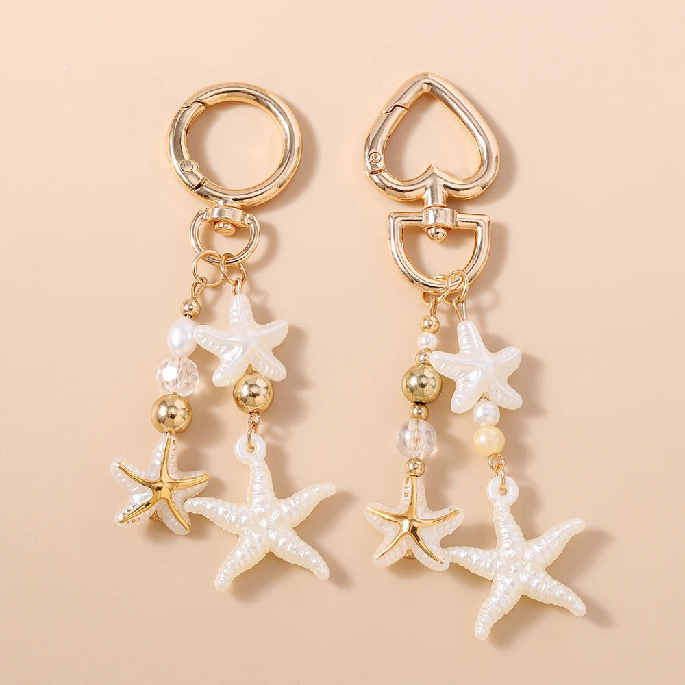The Pearl Starfish Keyring